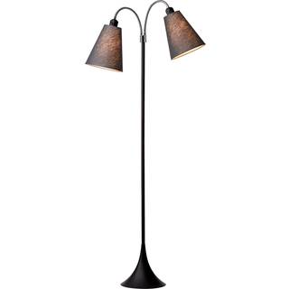 Fodgænger Gulvlampe - Sort/Mørkegrå - Nielsen Light