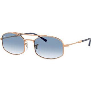 Ray - Ban Unisex RB3719 92623F Solbriller Metal Guld Blå Rund Normal Skygge