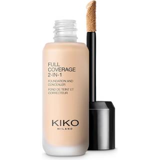 KIKO Milano Full Coverage 2-In-1 Foundation & Concealer 25 ml - WR10 Warm Rose