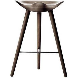 Audo ML42 Counter Barstol Brunolieret Eg/Stål