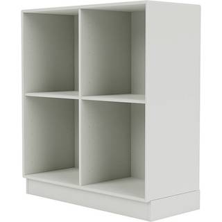 Montana - Show Bookcase, Plinth H7 cm - Nordic - Hylder - Grå - MDF