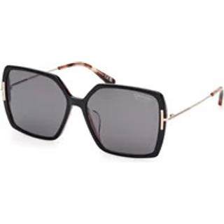 TOM FORD Kvinde FT1039 JOANNA 05D Solbriller Acetat Sort Røg Sommerfugl Polariseret