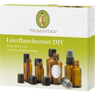 Primavera Aromaterapi Aeteriske-olierSæt med tomme flasker 2 x 50 ml flaske med tud + 2 x 20 ml sprayflaske + 2 x 10 ml roll-on + 2 x 10 ml hætteglas med dråbeindsats 1 Stk. (122,00 kr / 1 stk.) - 1 Stk.