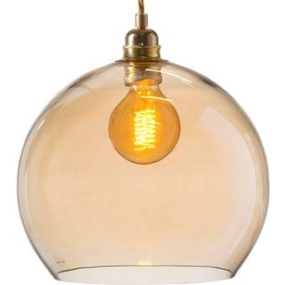 EBB & FLOW Rowan hængelampe guld/guld-røg Ø 28cm