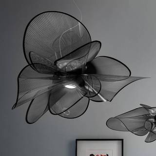 Slamp La Belle Etoile Pendel 90 Cm - Loftslamper Cristalflex® Sort - ETOSL00BLK01T00LEDEU