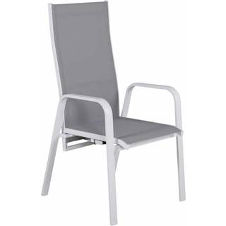 Venture Design, Copacabana positionsstol hvid/grå 2-pak