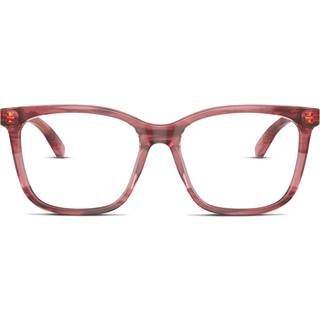 Emporio Armani EA3228 6057 53 Briller Kvinder Krystalklar - Transparent Glossy Striped Burgundy - 53mm