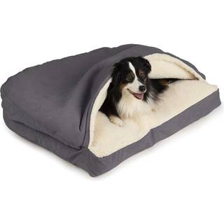 Snoozer Pet Products Rektangel Hyggelig Cave Hundeseng Medium Heather Grey