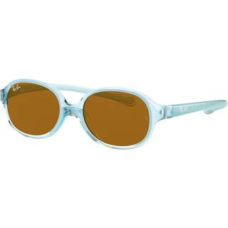 Ray - Ban Børn RJ9187S 7081/3 Solbriller Nylon Blå Brun Rund Normal - Blå