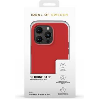 Silicone Case MagSafe iPhone 14PR Red