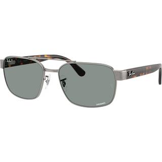 Ray - Ban Unisex RB3751CH 004/3R Solbriller Metal Grå Firkantet Polariseret