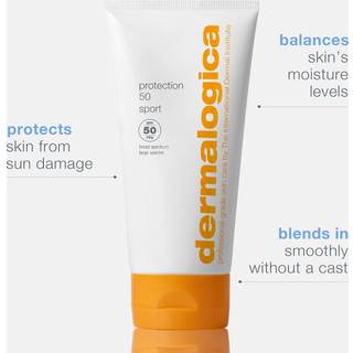 Dermalogica Protection 50 Sport SPF50 (5,3 fl oz) Bredspektret solcreme lotion - Vandafvisende formel Hydrater og forsvarer huden mod solen
