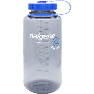 Nalgene 1L Wide Mouth Sustain Gray, GREY, OneSize