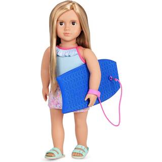 Our Generation dukke Ivana med surfboard - 46 cm