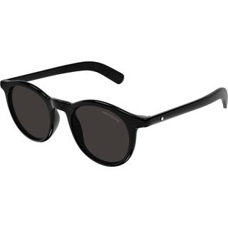 Montblanc Mand MB0353S 001 Solbriller Sort Grå Rund