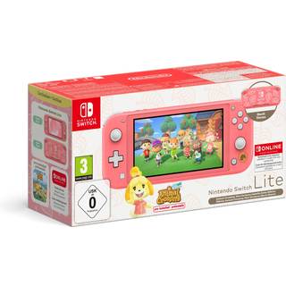 Nintendo Switch Lite Konsol Koral inkl. Animal Crossing (På lager i varehus)