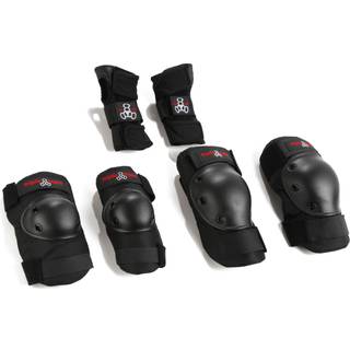 Triple 8 3 Pack Beskyttelsessæt - L - black