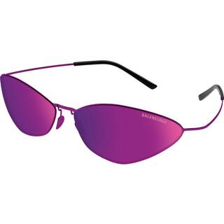 Balenciaga Unisex BB0350S 003 Solbriller Titanium Rosa Violet Cat Eye