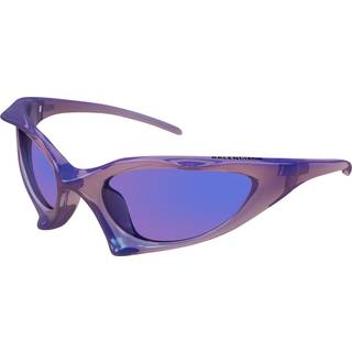 Balenciaga Unisex BB0352S 002 Solbriller Bio-injekt Violet Violet Geometrisk