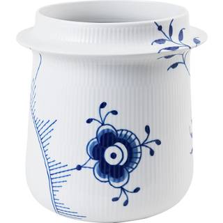 Royal Copenhagen Blå Mega Riflet vinkøler 21,5 cm