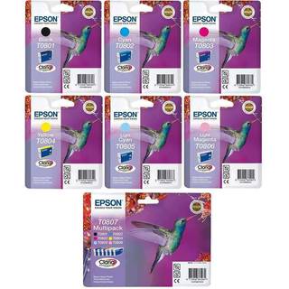 Sort blækpatron 801 - Epson - 7,4ml.