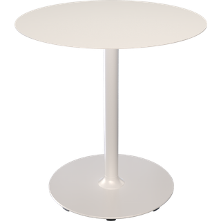 Houe, PICO Sofabord Ø74 cm, rund fod Muted white