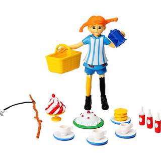 Pippi Langstrømpe Figur med Tilbehør