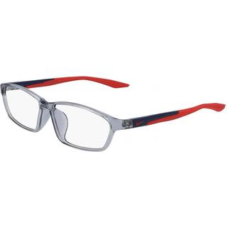 Nike 7130AF Asian Fit 035 57 Briller Mænd Krystalklar - Red Temple - 57mm