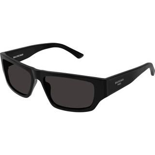 Balenciaga Mand BB0366S 001 Solbriller Acetat Sort Grå Firkantet