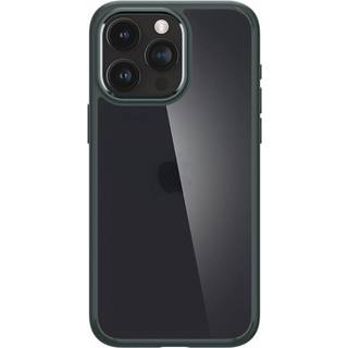Spigen Ultra Hybrid (iPhone 15 Pro Max) - Frost/grøn