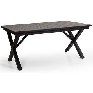 Brafab, Hillmond udtræksbord 100x166-226 cm sort/grå
