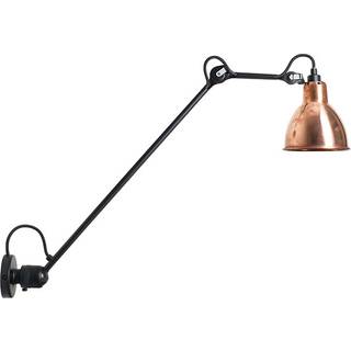 Lampe Gras N304 L60 Væglampe Mat Sort/Rå Kobber Hardwired