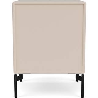 Montana DREAM sengebord med ben - 168 Clay (8-12 ugers Levering) - Black