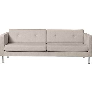 FDB Møbler L42 Firhøj 3 pers. sofa - Tangent / Stål