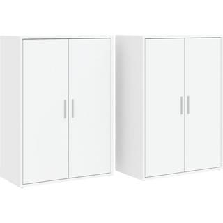 Kommoder 60X31X84 Cm Konstrueret Træ - Hvid