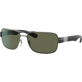 Ray-Ban 0RB3522 Solbriller - Firkantede Grå Polariserede Linser