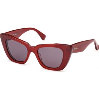 Max Mara Kvinde MM0099 GLIMPSE5 66A Solbriller Acetat Rød Røg Sommerfugl Normal