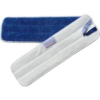 Tør- fugt- og vådmoppe 40cm med velcro hvid
