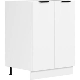 Fasola underskab køkken 60 cm 2 låger hvid.
