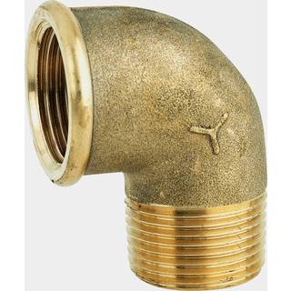 Rørvinkel Maestrini 90° Elbow Male/Female, messing, vinklet 90°, 1 1/2" G (BSP) (indvendig) til 1 1/2" G (BSP) (udvendig)