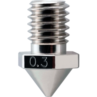 Micro Swiss Brass Plated Wear Resistant Nozzle for Flashforge Creator Pro 3