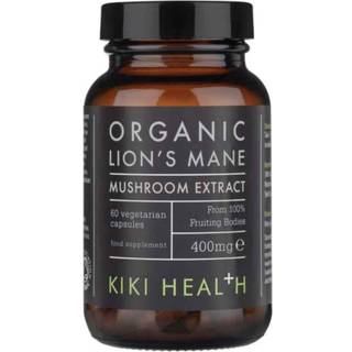 Kiki Health Organic Lions Mane Mushroom Extract, 60 kapsler