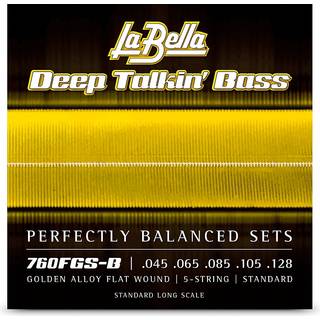 La Bella 760FGS-B Deep Talkin' Bass Standard 45-128 Strenge til basguitar