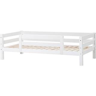 Hoppekids ECO Luxury - Sofaseng m. Ryglæn og 1/2 Sengehest - Flere Størrelser - Hvid