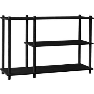 WOUD Elevate shelving system 3 - Black