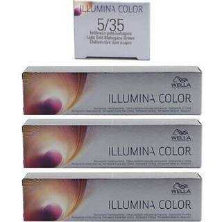 Wella Illumina 5/35 Light Gold Mahogany Brown - 60 ml