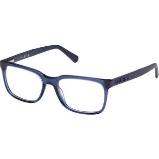 Guess Mand GU50187 090 Optiske stel Acetat Blå Firkantet Normal