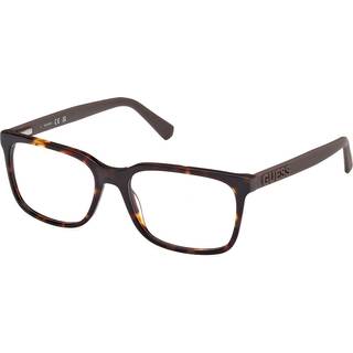 Guess Mand GU50187 052 Optiske stel Acetat Havana Firkantet Normal