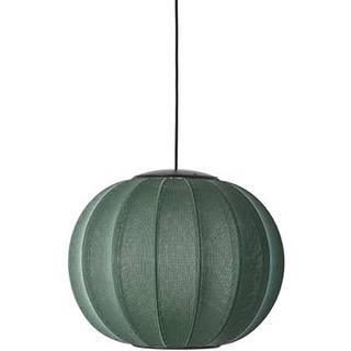 Knit-Wit 45 LED Round Pendel Tweed Green - Made By Hand