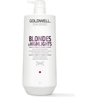 Goldwell Dualsenses Blondes & Highlights Shampoo til blond hår til at neutralisere gule toner 1000 ml - 1000 ml